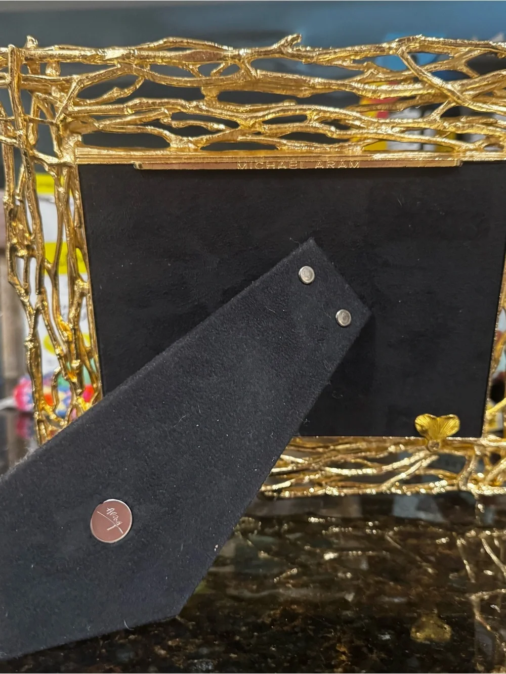 Michael Aram Gold Branch-Style Picture Frame